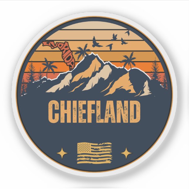 Sticker Chiefland, Floride  (Devant)