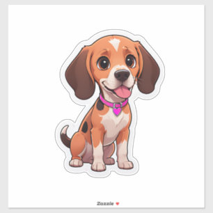 Sticker Chien beagle