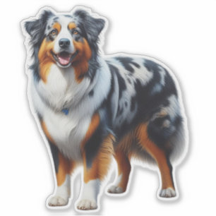 Sticker Chien berger australien