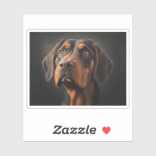 Sticker Chien Coonhound