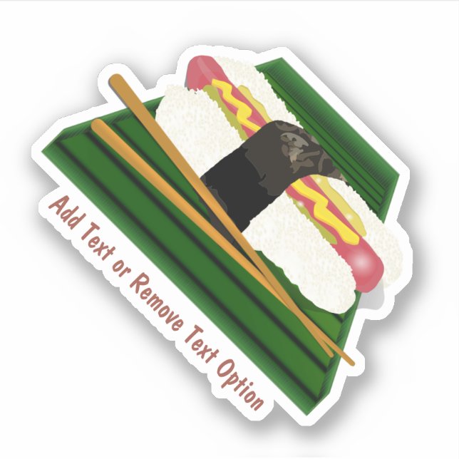 Sticker Chien sushi (Devant)