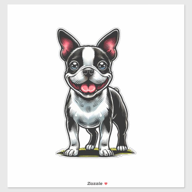 Sticker Chien Sweet Bustie (Feuille)