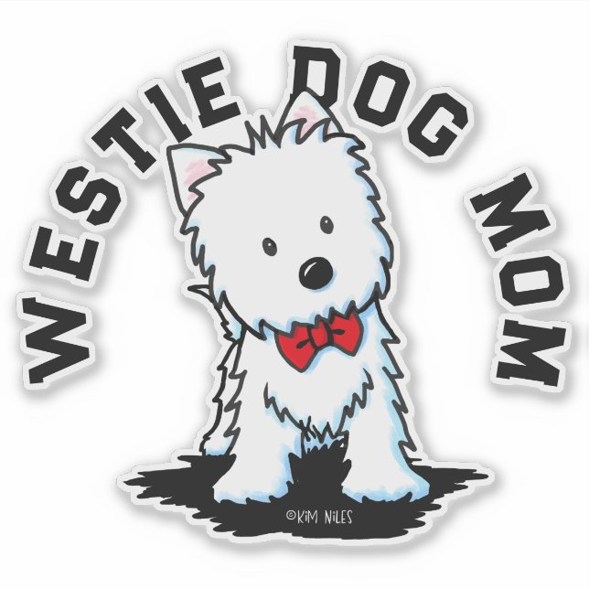 Sticker Chien Westie (Devant)