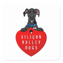 Sticker Chiens de Silicon Valley