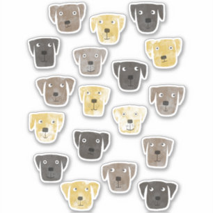 Sticker Chiens du Labrador