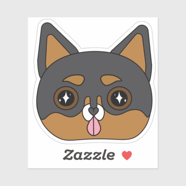 Sticker Chihuahua (Feuille)