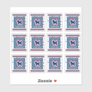 Sticker Chihuahua Étoiles Rouge Blanc Et Bleu 4 juillet