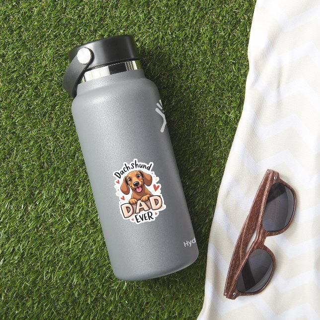 Sticker Chihuahua peinture Abstraite couleur mignonne chie (HydroFlask Insitu)