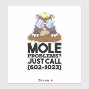 Sticker Chimie - Problèmes de mole