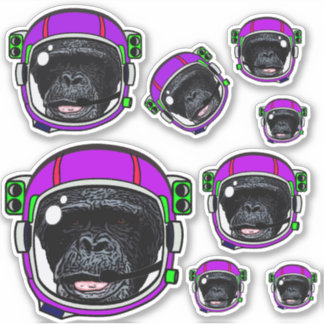 Sticker Chimp. spatial