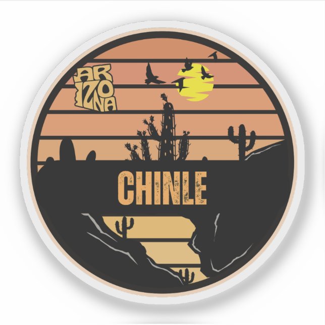 Sticker Chinle, Arizona (Devant)