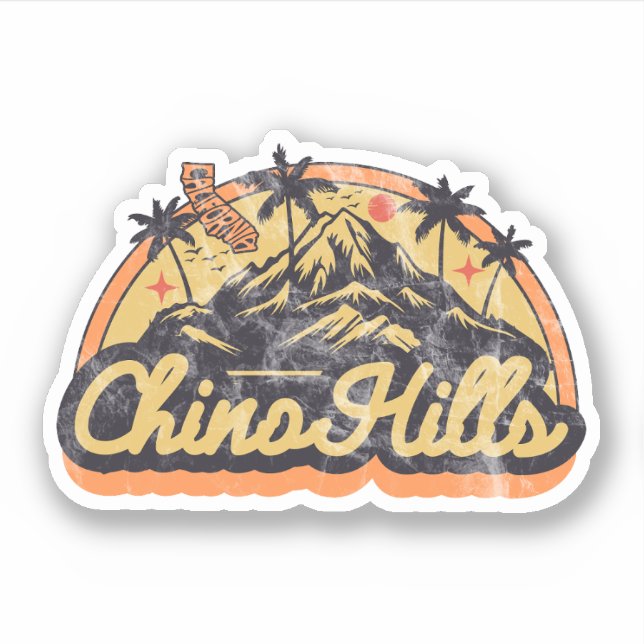 Sticker Chino Hills, Californie (Devant)