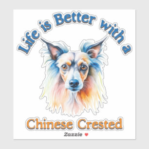 Sticker Chinois Chien de race, chien de père cadeau, amant