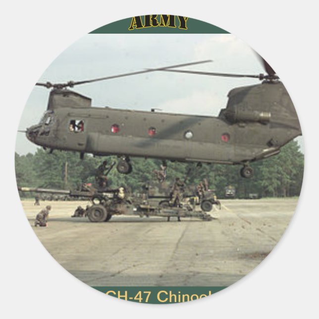Sticker Chinook CH-47 de l'armée américaine (Devant)