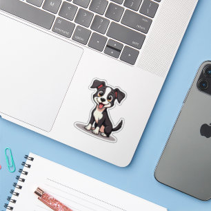 Sticker Chiots Manchester Terrier joueur – Style Chibi