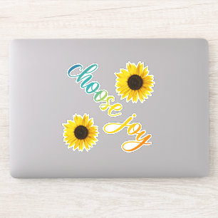 Sticker Choisir le tournesol de joie