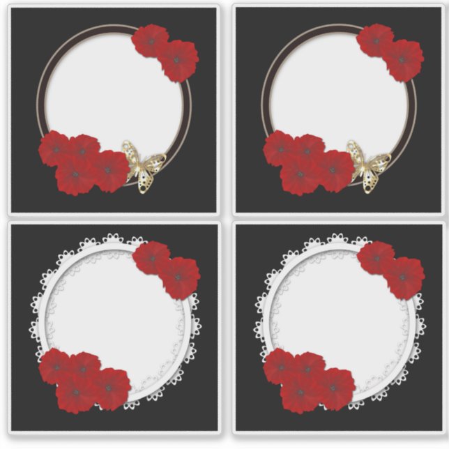 Sticker Choisir une belle police, écrire du texte, personn (Devant)