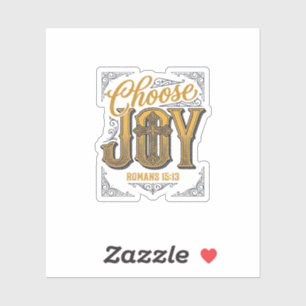 Sticker Choisissez Joie Romains 15_13 Christian Faith Shir