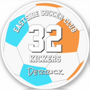 Sticker choisissez les couleurs de n'importe quelle équipe