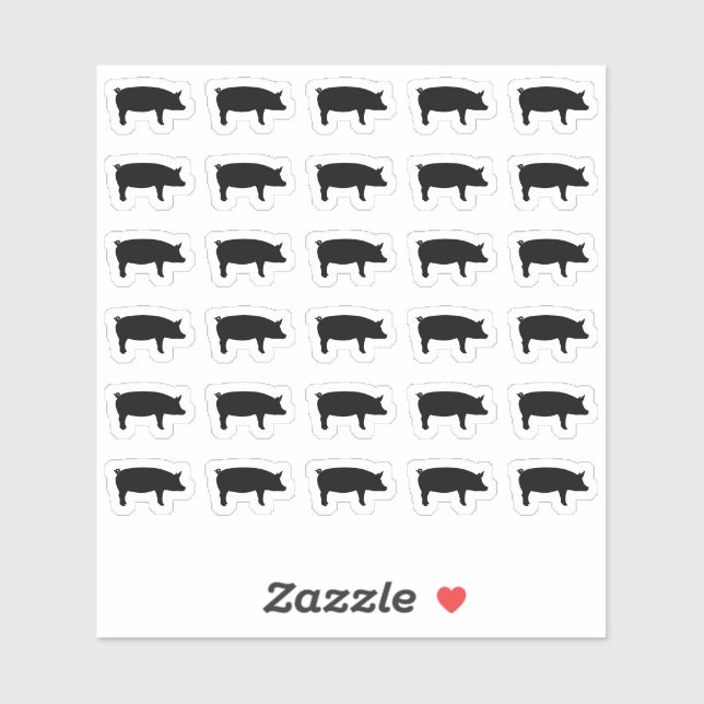 Sticker Choix de repas au porc 30 (Feuille)