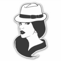 Chola Mexicaine gangster Girls Womans Face Art