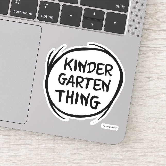 Sticker Chose Une Chose Deux - Chose maternelle (Détail)