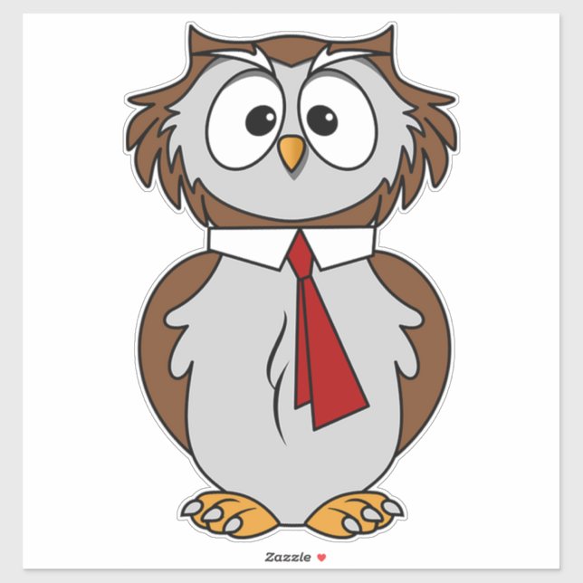 Sticker Chouette (Feuille)