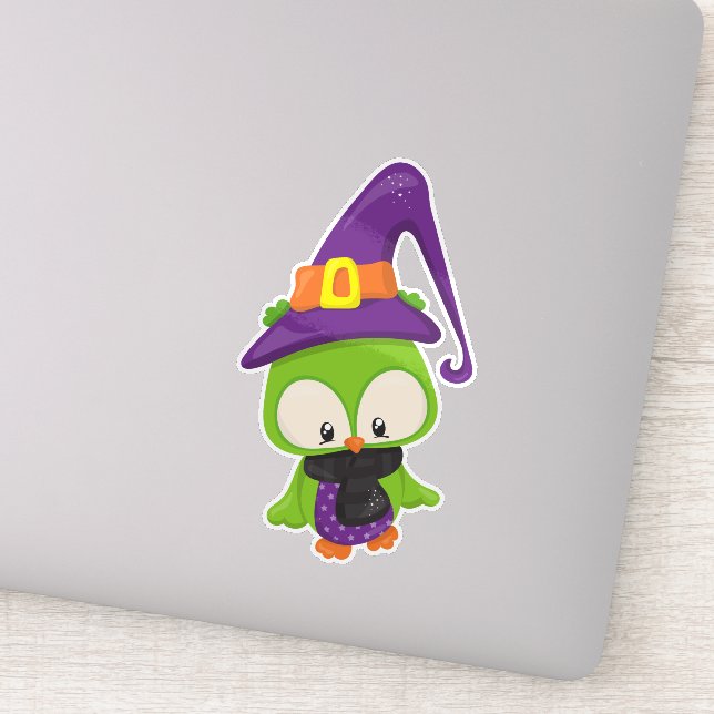 Sticker Chouette d'Halloween, Chouette mignonne, Chouette  (Détail)