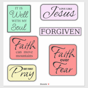 Sticker Christian Quote Bundle