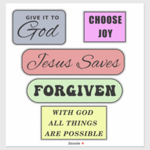Sticker Christian Quote Bundle