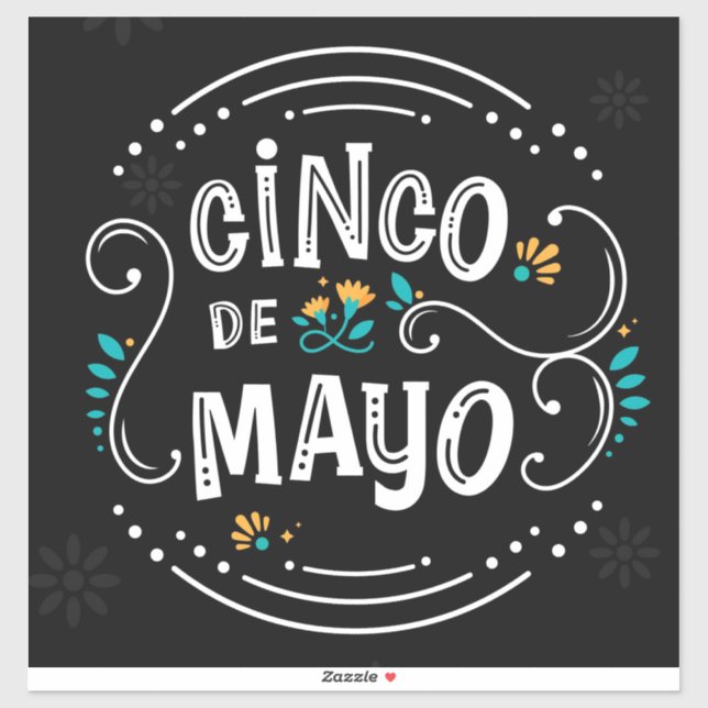 Sticker Cinco De Mayo (Feuille)