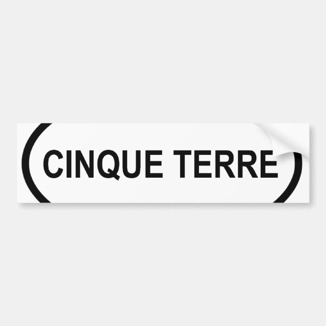 Sticker Cinque Terre (Devant)