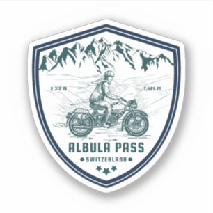 Sticker circuit moto albula alpes suisses x