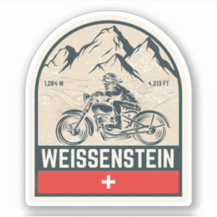 Sticker circuit moto Weissenstein jura Alpes suisses–alpes