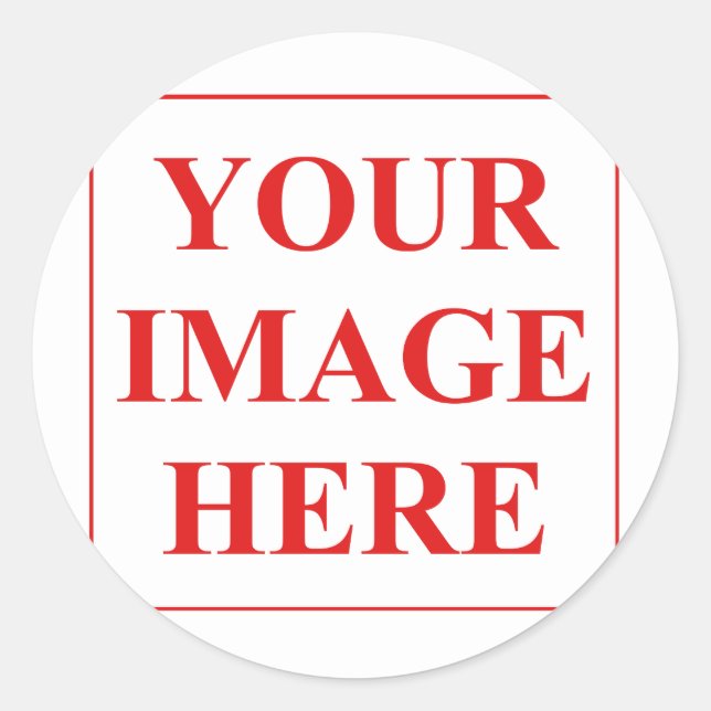 Sticker circulaire circulaire personnalisé pour pe (Devant)