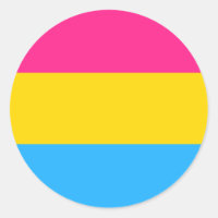 Sticker circulaire de la fierté transexuelle