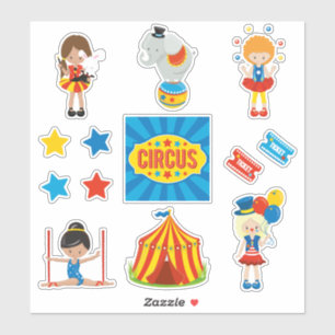 Sticker Circus Girls