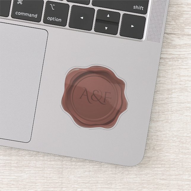 Sticker Cire Terra Cotta fantaisie Vinyl personnalisé (Détail)