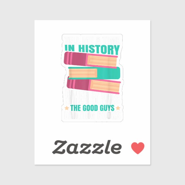 Sticker Citation de livres interdits (Feuille)