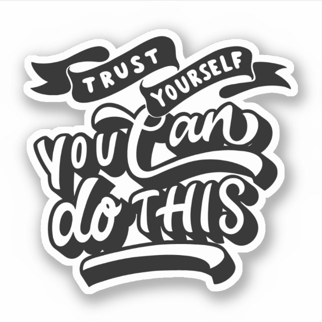 Sticker Citation de motivation (Devant)