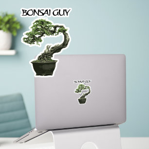 Sticker Citation drôle de monsieur bonsaï pour les amateur