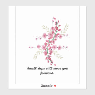 Sticker Citation Fleur