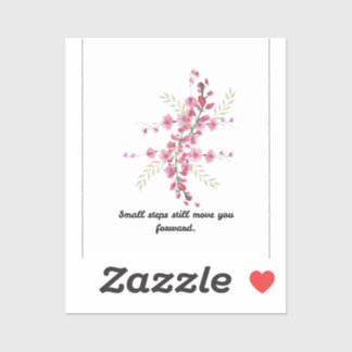 Sticker Citation Fleur