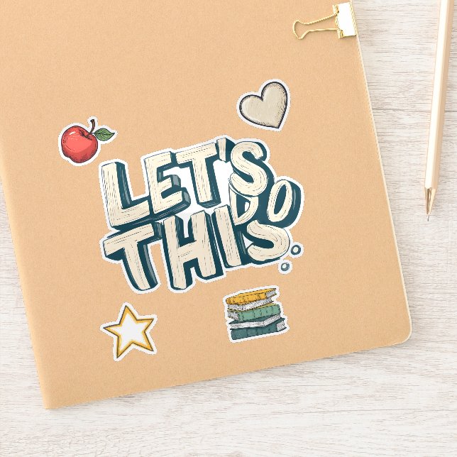 Sticker Citation Motivante Tableau pour Enseignant Primair (Carnet)