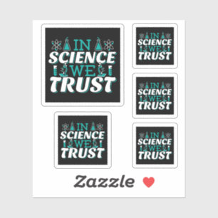 Sticker Citation 'Nous croyons en la Science' - Enseignant