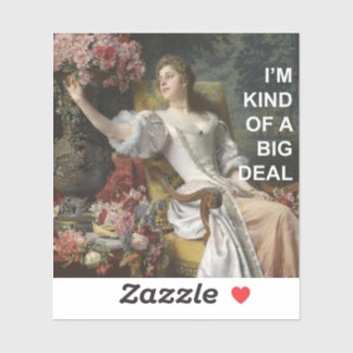 Sticker Citation texte enrichissante + Portrait Vintage