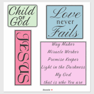Sticker Citations chrétiennes inspirantes