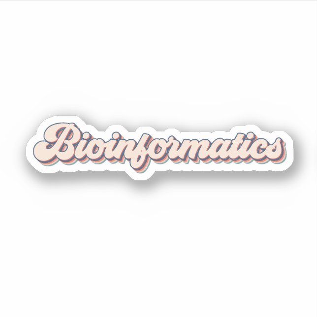 Sticker Citations de bio-informatique,  Dictons de bio-inf (Devant)