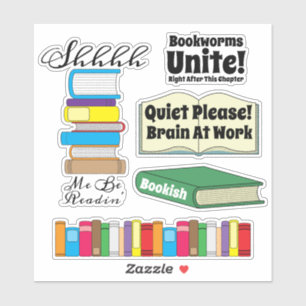 Sticker Citations de cinq livres pour la collection Bookwo