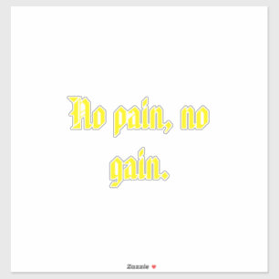 Sticker Citations de motivation de salle de sport et marro